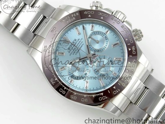 MiroTime 0423 Daytona 116506 Clean 1:1 Best Edition Ice Blue Dial Crystal Markers on SS Bracelet SA4130 V Popular 1702